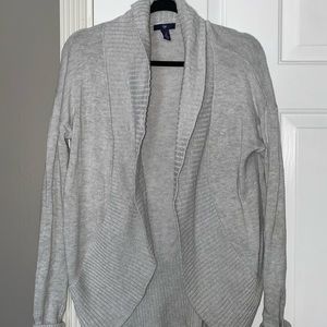 Gray cardigan